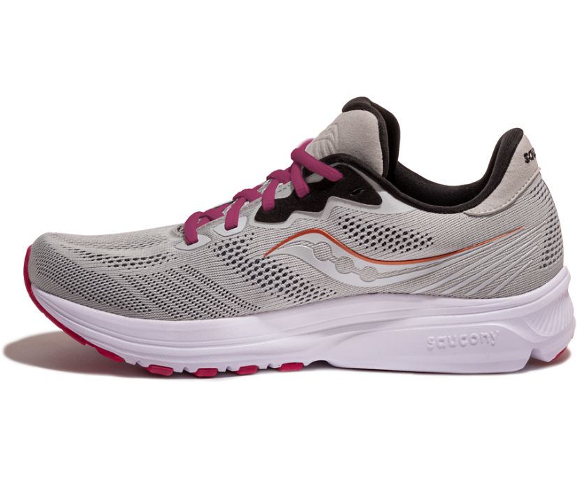 Női Saucony Ride 14 Futócipő Szürke Piros | HU 042LIS